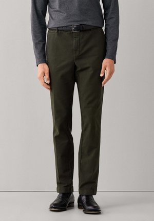 Hackett London, HACKETT LONDON CHINOS DEVON TEXTURE - Chino - hunter green