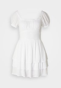 Hollister Co. SAIDIE TRIPLE TIER ROMPER PRETTY - Dnevna haljina - bright white