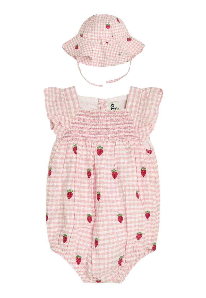 JoJo Maman Bébé - REGULAR FIT SET  - Body - pink gingham, Enlarge