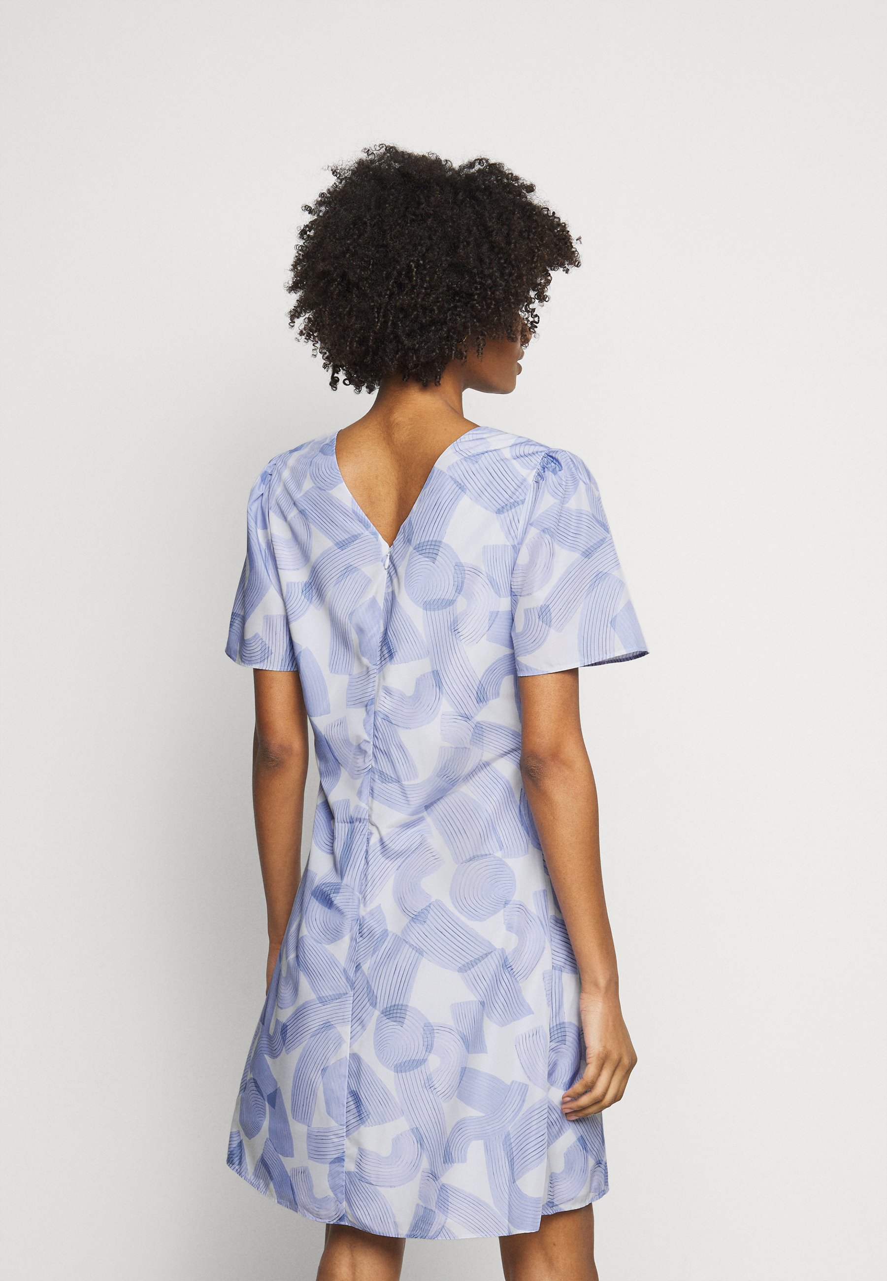 light blue club dress