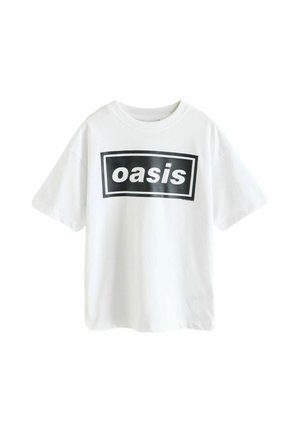 BAND REGULAR FIT - T-Shirt print - white