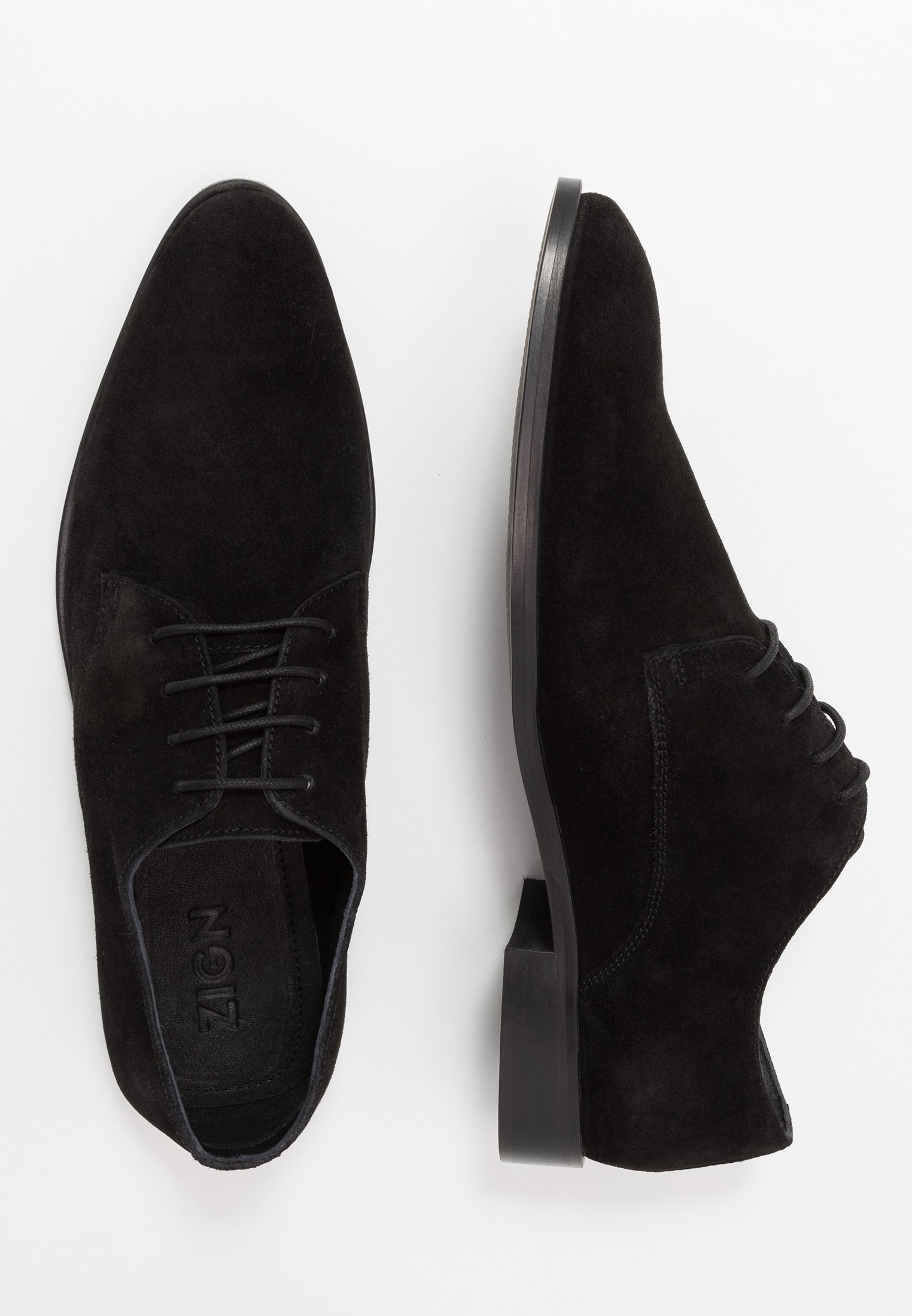 Zign Pensko med snøring blacksvart Zalando.no Zign Pensko dark blue Zalando.no
