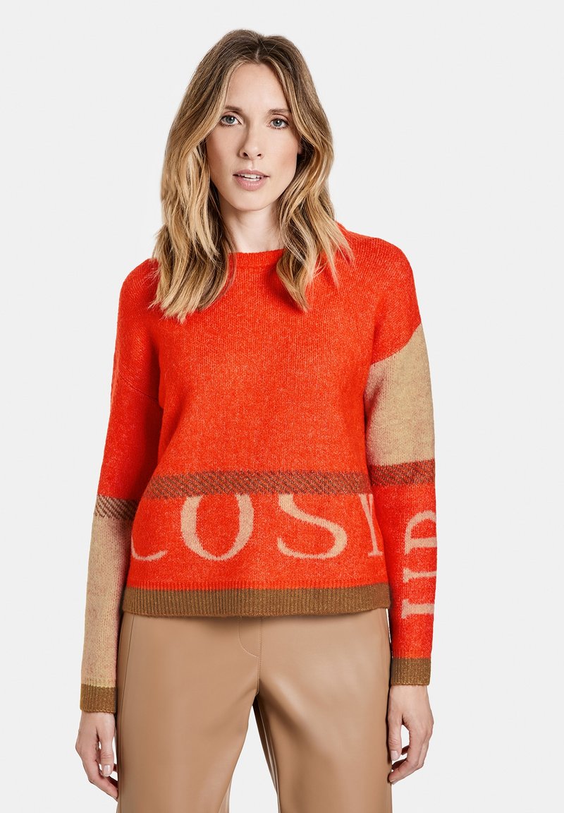 Damen Strickjacken | Gerry Weber Strickpullover pumpkin/ caramel/ hazelnut/mehrfarbig - LB30356 Damen Strickjacken | Gerry Weber Strickpullover pumpkin/ caramel/ hazelnut/mehrfarbig - LB30356