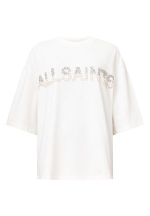 AllSaints AMELIE PEARL - Print T-shirt - optic white