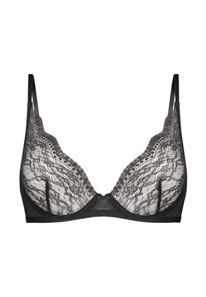 Hunkemöller ISABELLE - Biustonosz z trójkątną miseczką - black