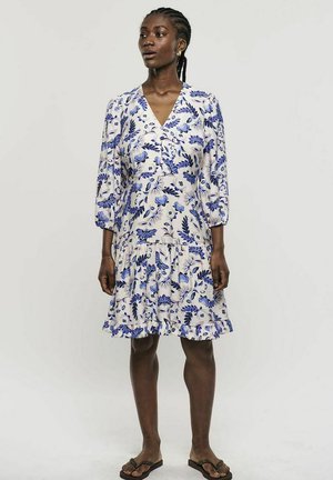 RIGNY-M - Day dress - romola print nude blue