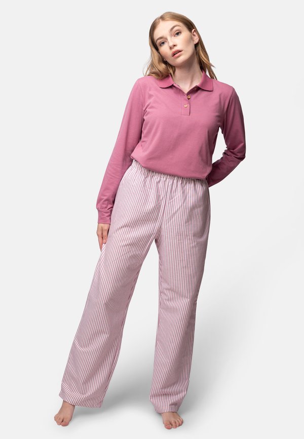 JAMA - Nachtwäsche Hose - altrosa