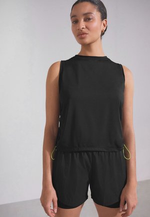 Next RUCHED SIDE SLEEVELESS - REGULAR FIT - Top - black
