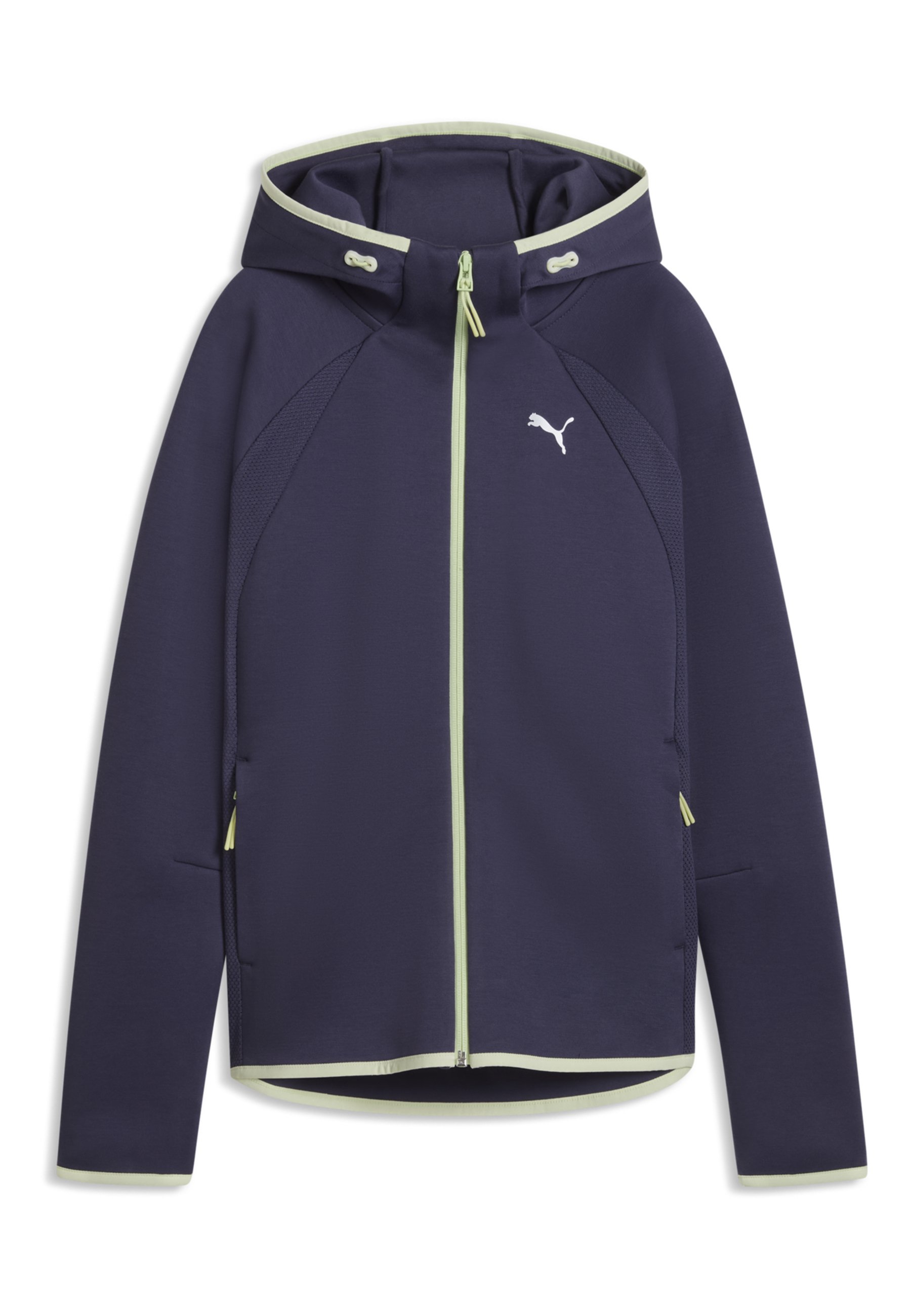 Puma EVOSTRIPE - Mikina na zip - deep plum