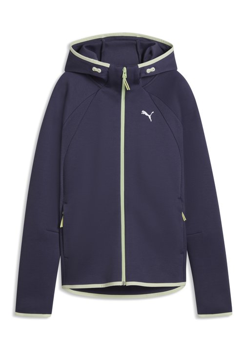 PUMA EVOSTRIPE - Zip-up sweatshirt - deep plum — photo 4