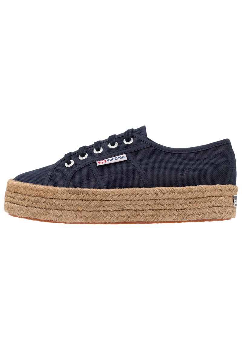 Superga Chaussures à lacets bleu marine