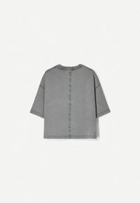 HEAVY BOXY FIT SHORT SLEEVE - T-shirt basic - mottled dark grey