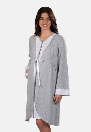 Premamy Accappatoio - grey light grey