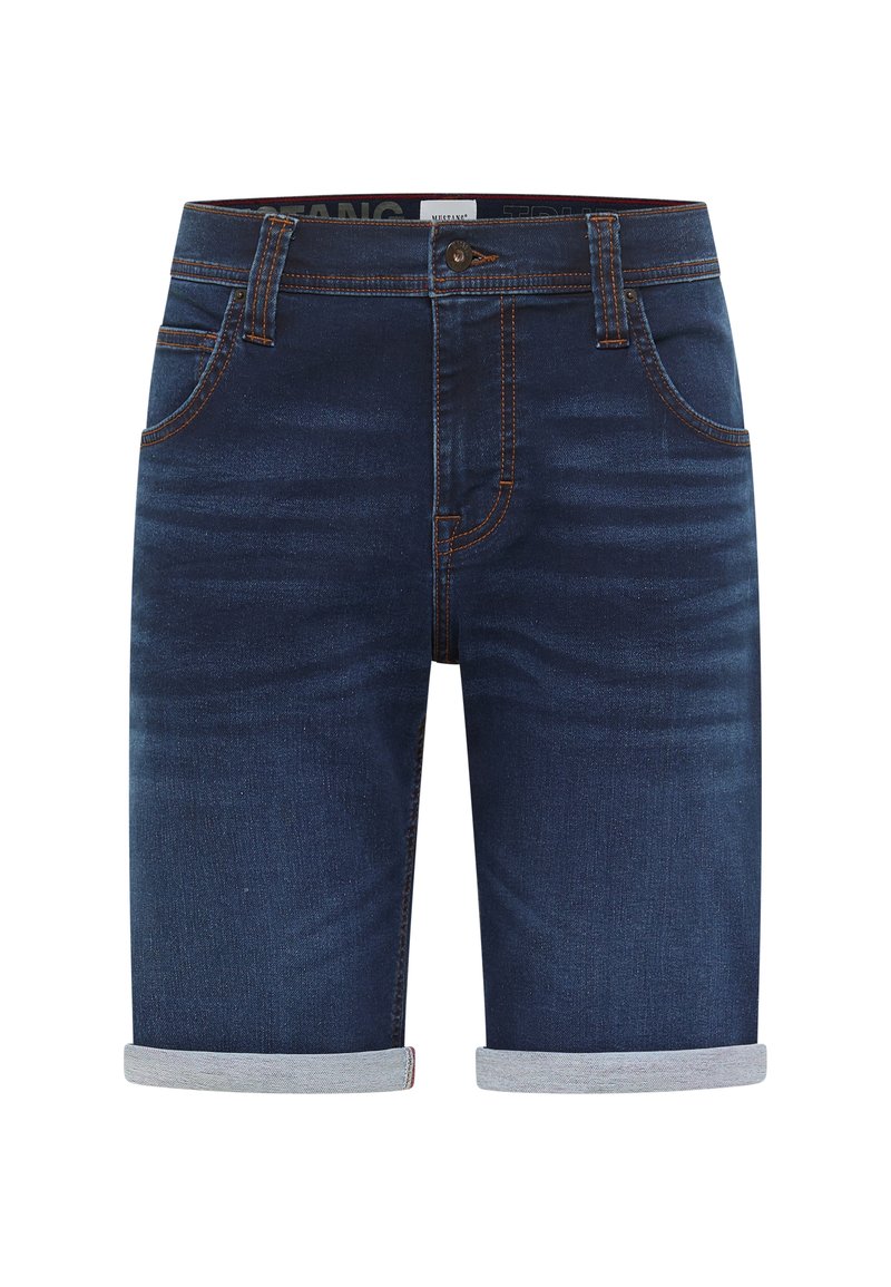 mustang Jeansshort blauw