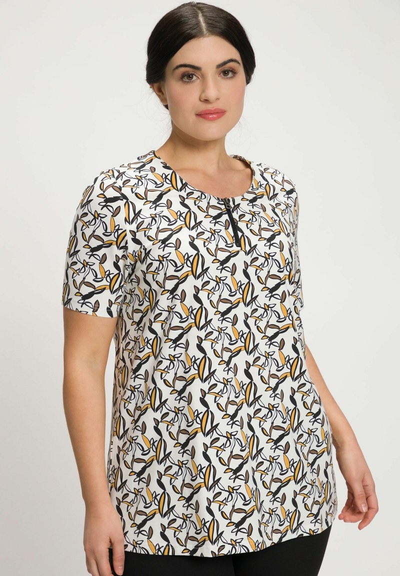 Ulla Popken Maglietta Con Stampa Vespa – Modello Raglan, Donna, Taglie Forti, Manica Lunga - 3