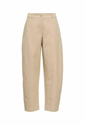 Object, TROUSERS BARREL LEG - Pantalon classique - humus