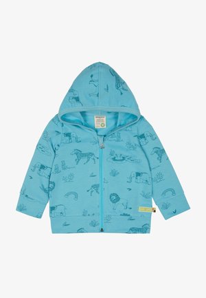 loud + proud MIT KAPUZE - Sweatjacke - hellblau
