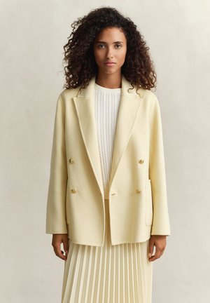 GANT HANDGENÄHTER CLUB - Blazer - vanilla yellow