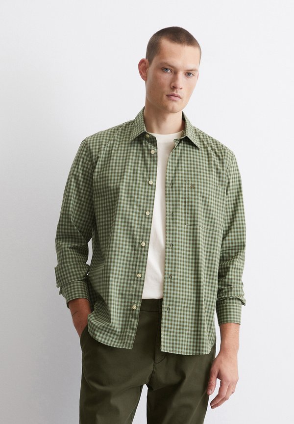 KENT COLLAR ONE RECTANGULAR CHEST POCKET ROUND HEM - Shirt - multi  luscious moss