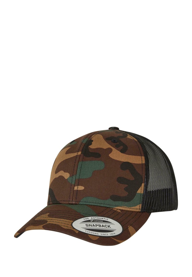 Flexfit RETRO TRUCKER CAMO - Cap - camo black