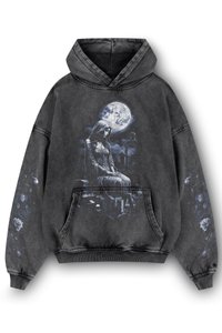 BLUE MOON WASHED - Hoodie - black washed