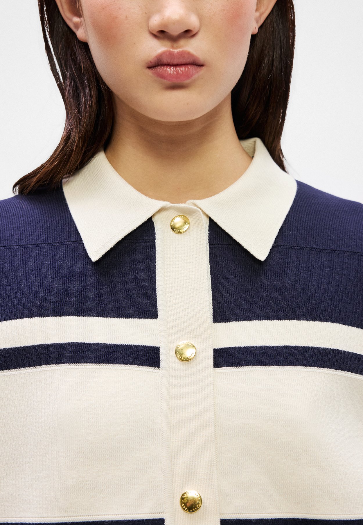 COLOR BLOCKED CARDIGAN
