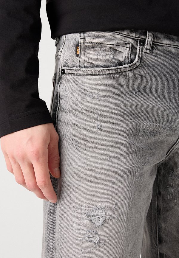 MAINE - Straight leg jeans - charcoal2