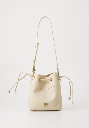 SECCHIELLO MINI  - Käsilaukku - beige-smoke grey-antique gold