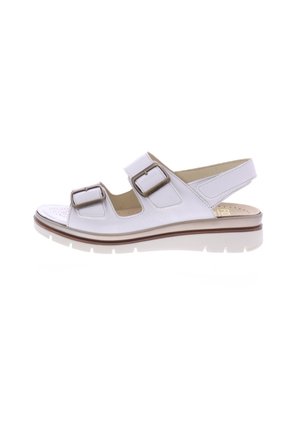 GLORY G - Wedge sandals - bianco