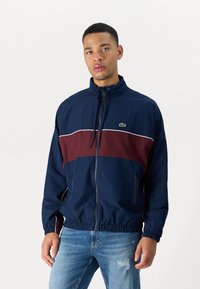 Lacoste Blusão aviador - navy blue/expresso