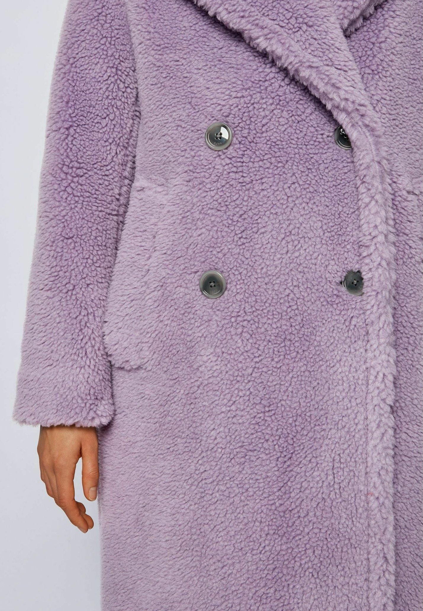 light purple coat