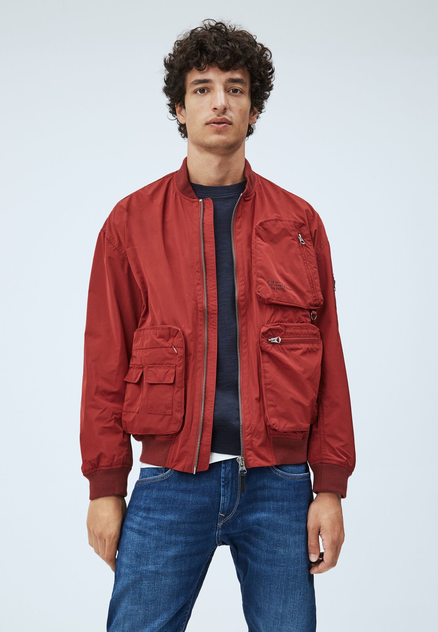 Pepe Jeans ANDY - Bomber Jacket - merlot/red - Zalando.de