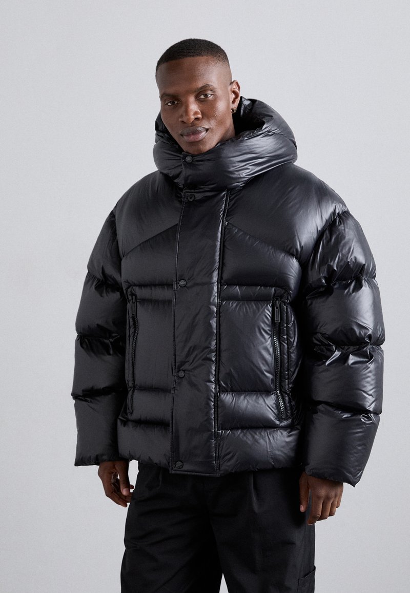 DSQUARED2 ICON PUFFER KABAN - Bunda z prachového peří - black