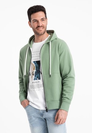 Ombre Sudadera con cremallera - gree