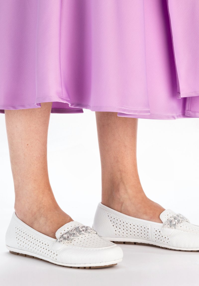 Rieker Mocassins - blanc