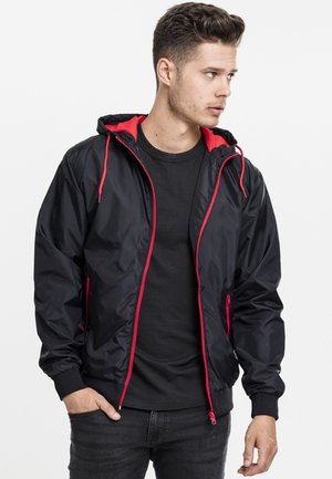 Übergangsjacke - black/red