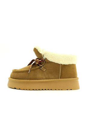STAY - Botines con cordones - camel