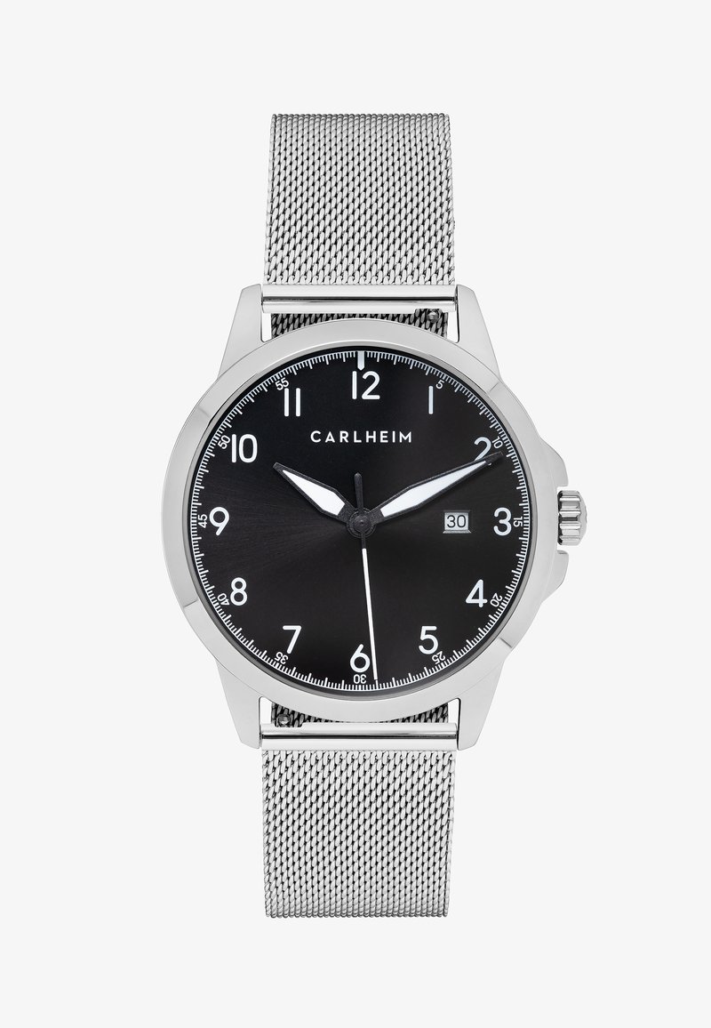 Carlheim Herenhorloges Carl 4007 Silver Japans kwartsuurwerk, zilver Carlheim Herenhorloges Carl 4007 Silver Japans kwartsuurwerk, zilver