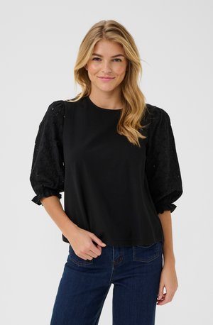 CRPENNI BRODERI ANGLAIS - Bluse - pitch black