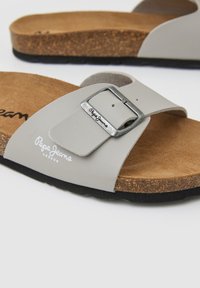 Pepe Jeans SINGLE CHAMPION - Slip-on sandaler - grey