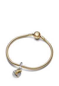 Pandora DISNEY TINKER BELL CELESTIAL NIGHT DANGLE  - Pendentif - sterling silver and gold plated