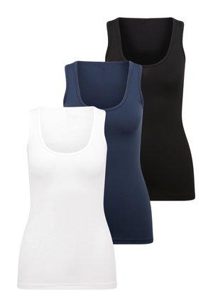 3 PACK - Unterhemd/-shirt - marine schwarz weiß