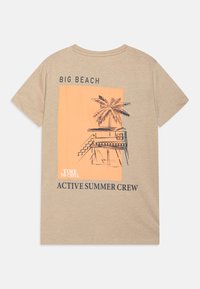 Name it NKMJAYJAY - Camiseta estampada - beige