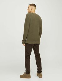 Jack & Jones PREMIUM STRICKPULLOVER MIT RUNDHAL - Sudadera - sea turtle