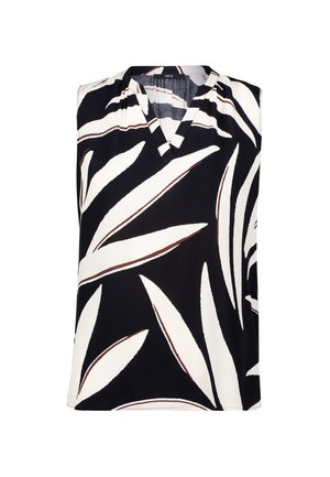 zero MIT V-AUSSCHNITT - Top - blackcream