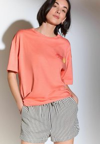 Next BACK GRAPHIC  - Triko s potiskem - coral pink