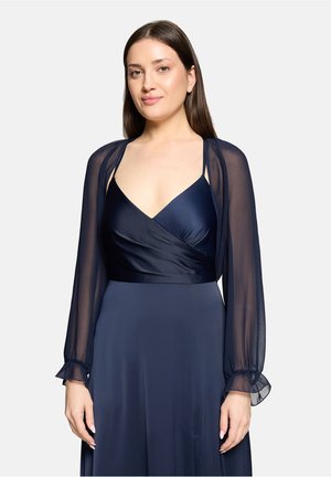 MIT GEKRÄUSELTEM AUSSCHNITT BOLERO - Blazer - night sky
