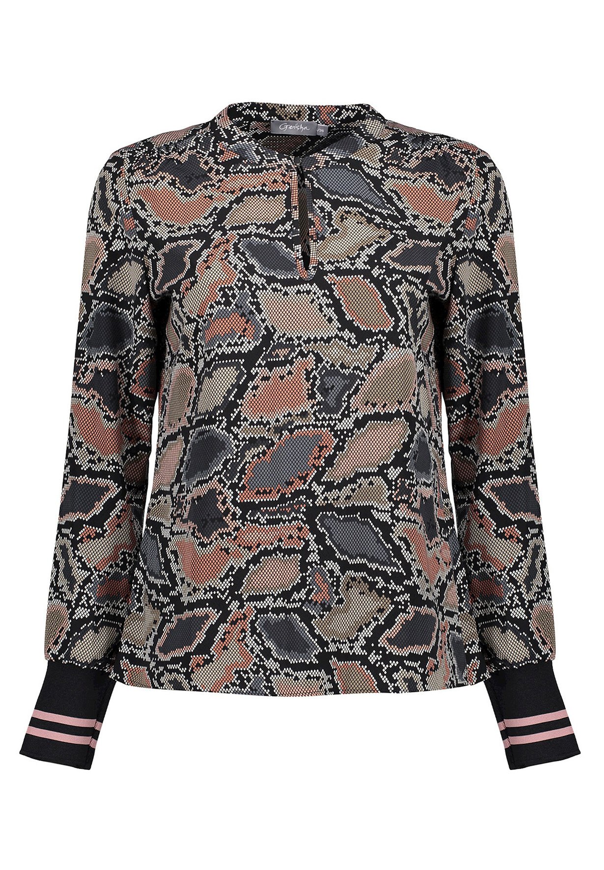 Geisha Longsleeve - black/pink combi/meerkleurig - Zalando.nl