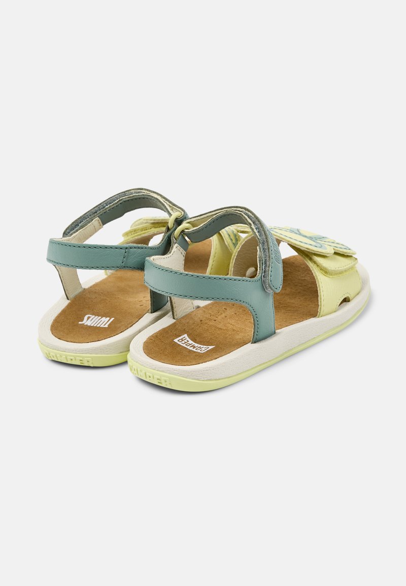 Camper BICHO TWINS - Riemensandalette - gelb grn/grn - Zalando.at