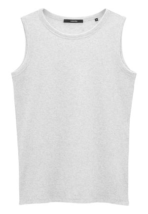 someday. SLIM FIT RIB - Top - light grey mélange